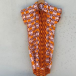 Handmade African print dress.